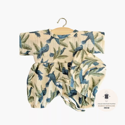 Minikane "Collection Babies" Jumpsuit NOA with Round Hat - Daya