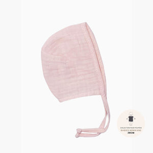 Minikane "Collection Babies" Round Hat - Rose Tendre