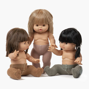 Minikane x Collégien Set of 2 Tights – Bois de Rose/Sorbet