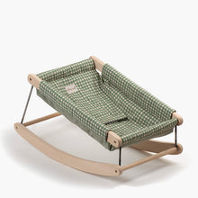 Minikane Doll Rocker - Gingham Green