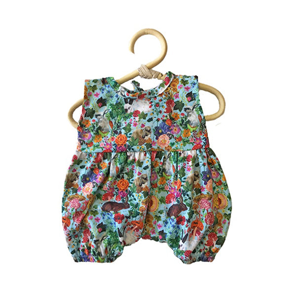 Minikane & Nathalie Lété Baby Doll Jumpsuit NOA - “Les Lapins”