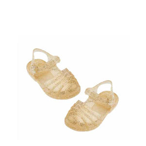 Minikane x Méduse Beach Sandals - Doré with Glitter