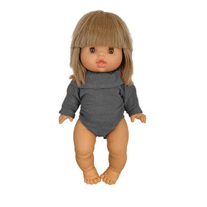 Minikane Paola Reina Baby Doll Body COLETTE – Anthracite
