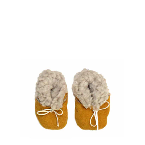 Minikane Paola Reina CAPSULE COLLECTION Baby Doll Boots – Mustard