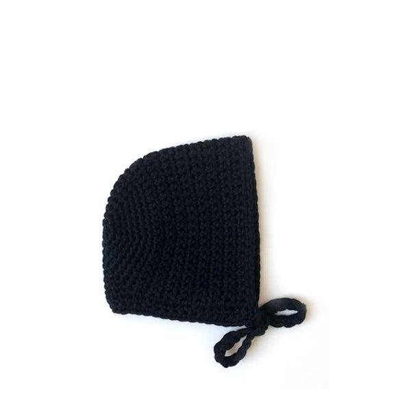 Minikane Paola Reina Baby Doll Crochet Round Hat – Black