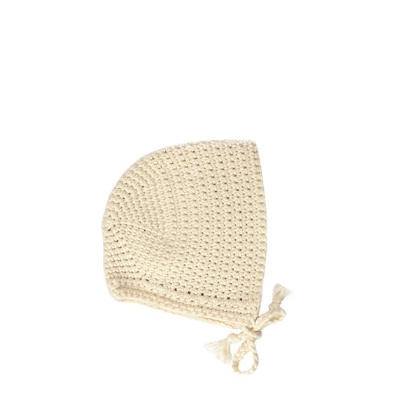 Minikane Paola Reina Baby Doll Crochet Round Hat – Ecru