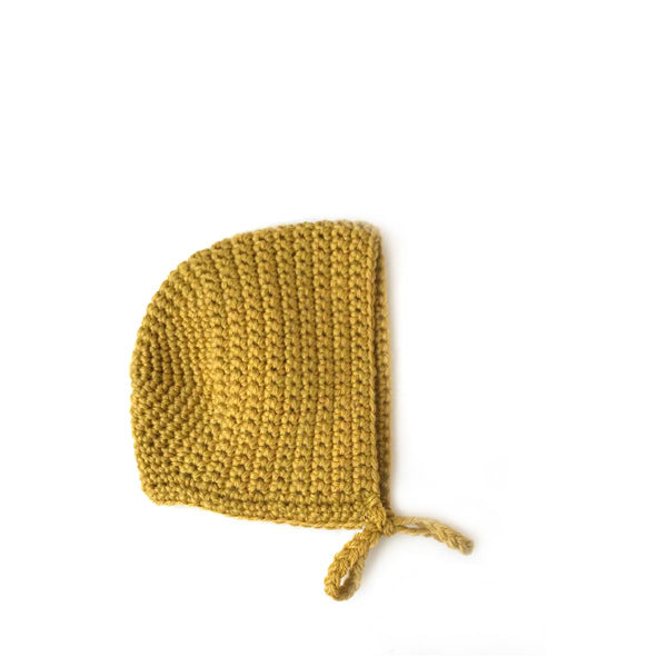 Minikane Paola Reina Baby Doll Crochet Round Hat – Mustard