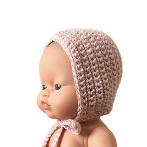 Minikane Paola Reina Baby Doll Crochet Round Hat – Vintage Pink