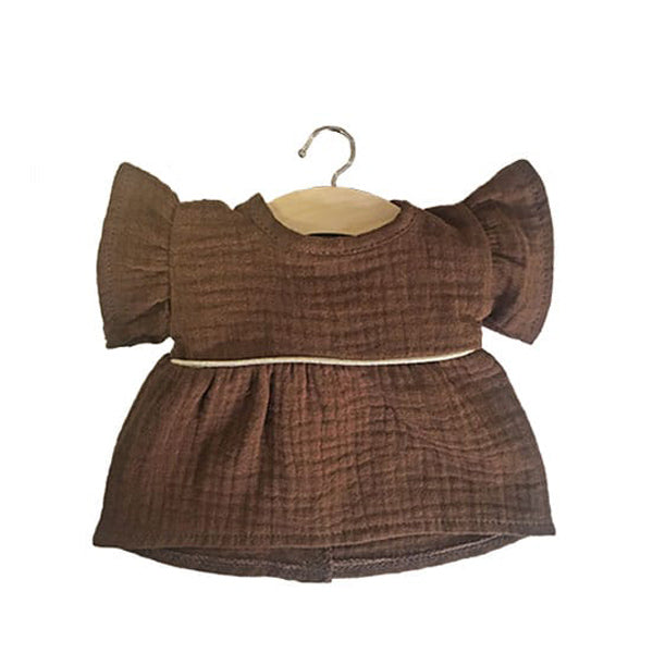 Minikane Paola Reina Baby Doll Dress DAISY – Chocolate