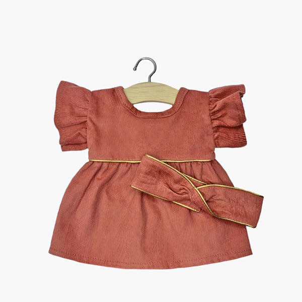 Minikane Paola Reina Baby Doll Dress DAISY with Headband – Babycord Marsala