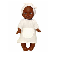 Minikane Paola Reina Baby Doll Dress JEANNE – White