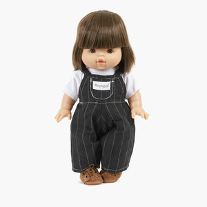 Minikane Baby Doll Dungarees LAURETTE with T-shirt