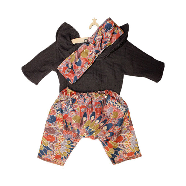 Minikane Paola Reina Baby Doll Ensemble with Head Band – Liberty® Chocolate