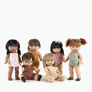 Minikane Paola Reina Baby Doll Knitted Short VITO – Caramel Chiné