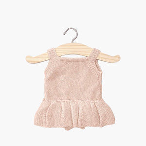 Minikane Paola Reina Baby Doll Knitted Romper ORLÉANE – Pink Baby