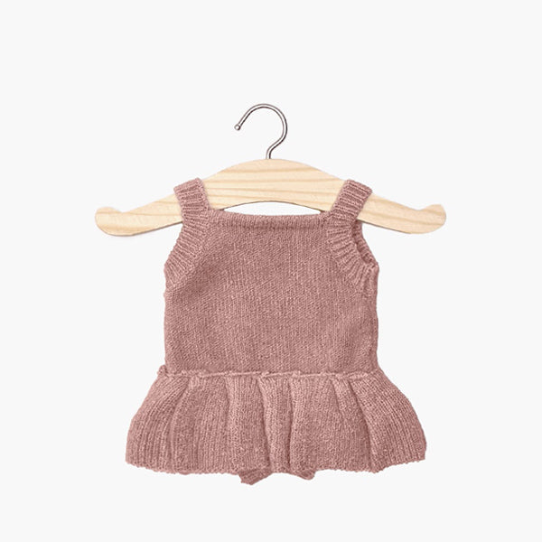 Minikane Paola Reina Baby Doll Knitted Romper ORLÉANE – Rose Thé