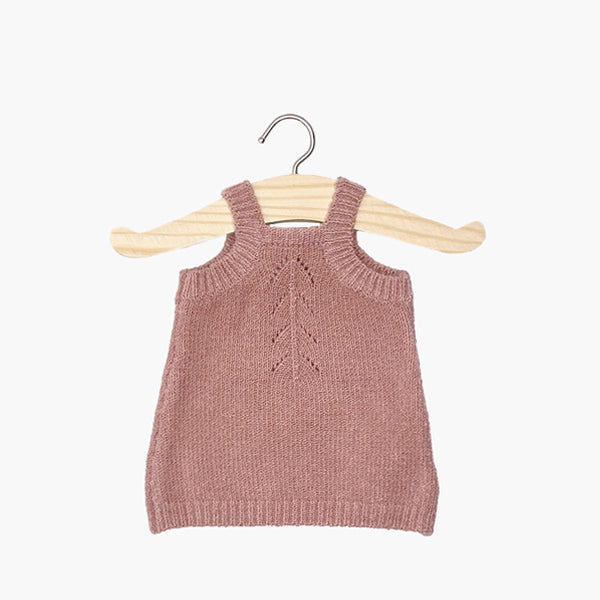 Minikane Paola Reina Baby Doll Jumper Dress Gisèle – Rose Thé