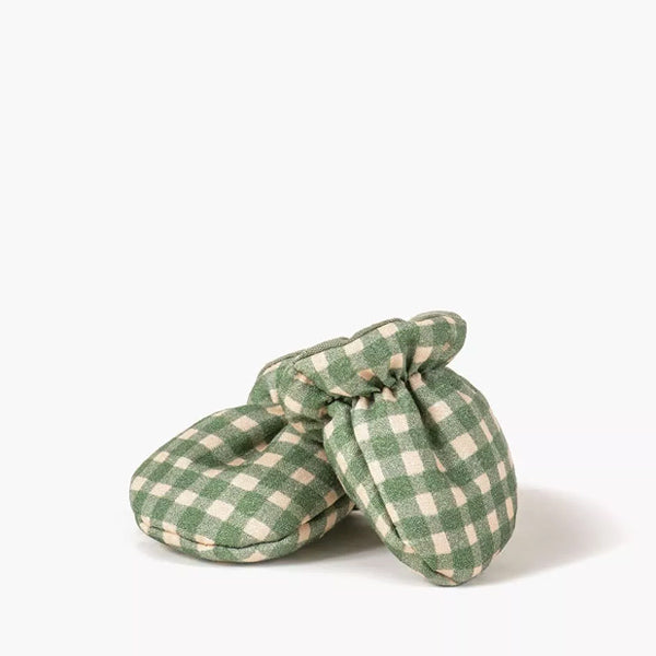 Minikane Paola Reina Baby Doll Pair of Mittens - Gingham Green