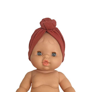 Minikane Paola Reina Baby Doll Turban - Brique