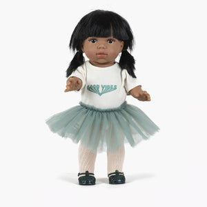 Minikane Paola Reina Baby Doll Tutu - Vert Fougère
