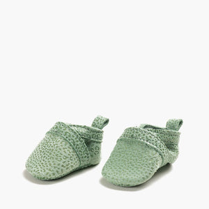 Minikane x Patt'touch Mini Slippers – Leopard Green