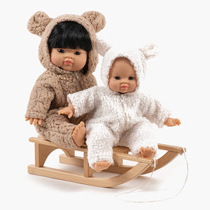 Minikane Pépète Wooden Doll Sledge