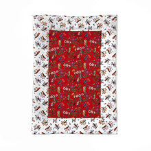 Minikane & Nathalie Lété Plaid Blanket - “Le Royaume des Oiseaux” & “Little birds"
