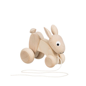 Miva Wooden Pull Along Toy - Rabbit