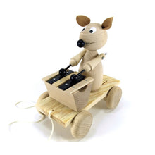 Miva Wooden Pull Along Toy - Xylophone Mouse