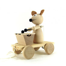 Miva Wooden Pull Along Toy - Xylophone Mouse