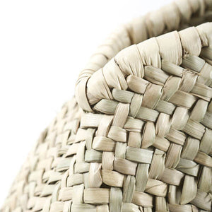 Handmade Palm Leaf Basket – Oval Small