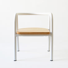 Mum and Dad Factory Metal School Chair - White