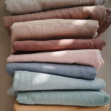 Mushie Muslin Swaddle Blanket Organic Cotton - Natural