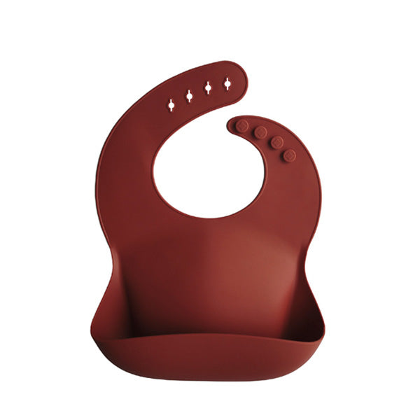 Mushie Silicone Baby Bib - Arabian Spice
