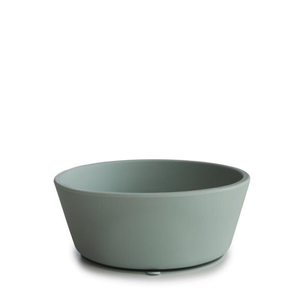 Mushie Silicone Suction Bowl - Cambridge Blue