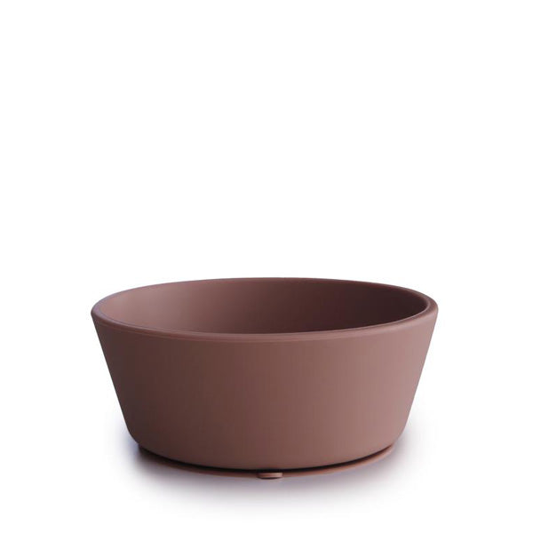 Mushie Silicone Suction Bowl - Cloudy Mauve