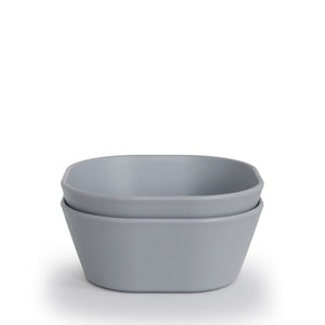 Mushie Square Dinnerware Bowl, Set of 2 - Cloud