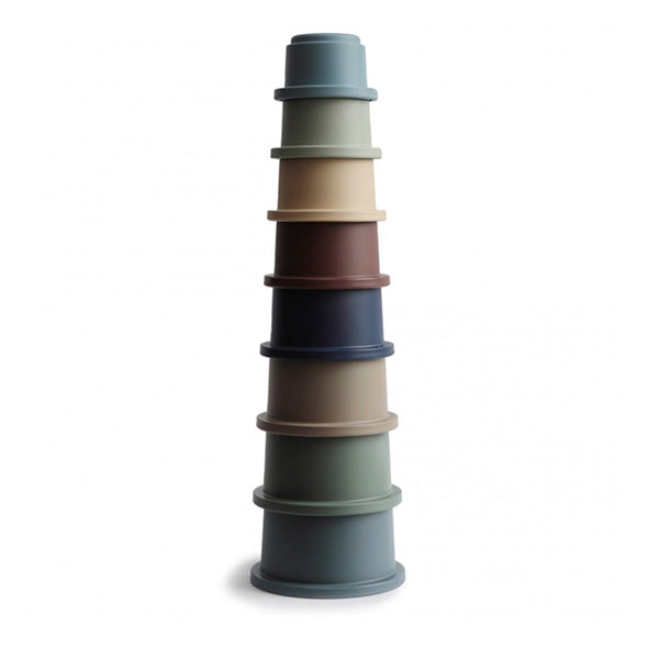 Mushie Stacking Cups Toy - Forest