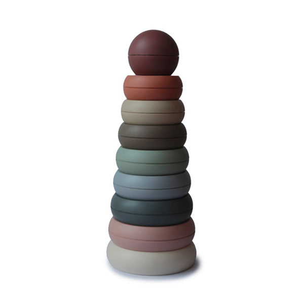 Mushie Stacking Ring Tower Toy - Original