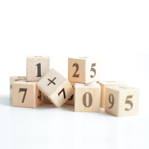 Wooden Number Blocks