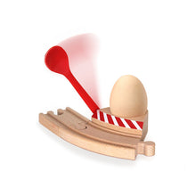 Neue Freunde Train Egg Cup With Spoon Barrier – Red