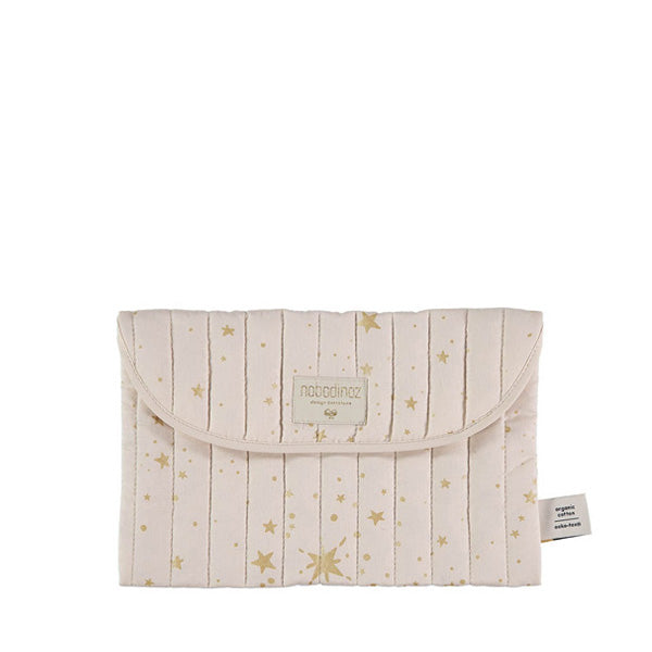 Nobodinoz Bagatelle Pouch – Gold Stella / Dream Pink