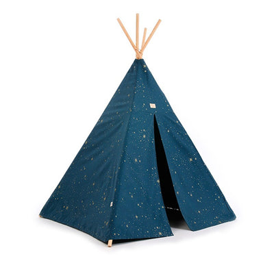 Nobodinoz Phoenix Teepee – Gold Stella / Night Blue