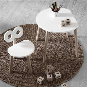 Ooh Noo Half-Moon Table – White