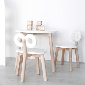 Ooh Noo Half-Moon Table – White