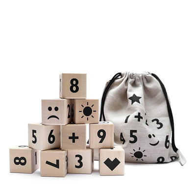 Ooh Noo Math Blocks - Black