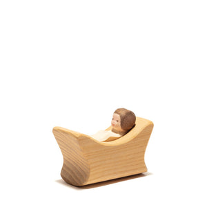 Ostheimer Child in Cradle - 2 Pieces