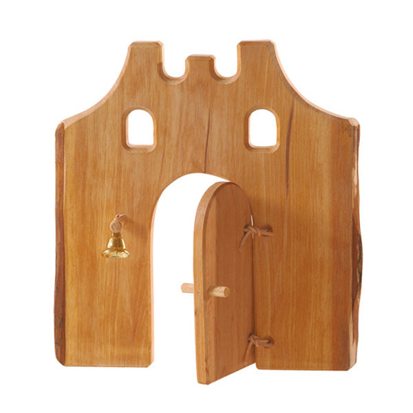 Ostheimer Gate with Door and Bell - Bark Edging
