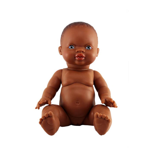 Paola Reina Baby Doll African – Girl / Blue Eyes