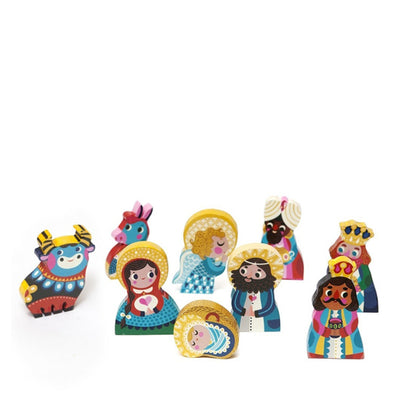 Petit Monkey Nativity Set